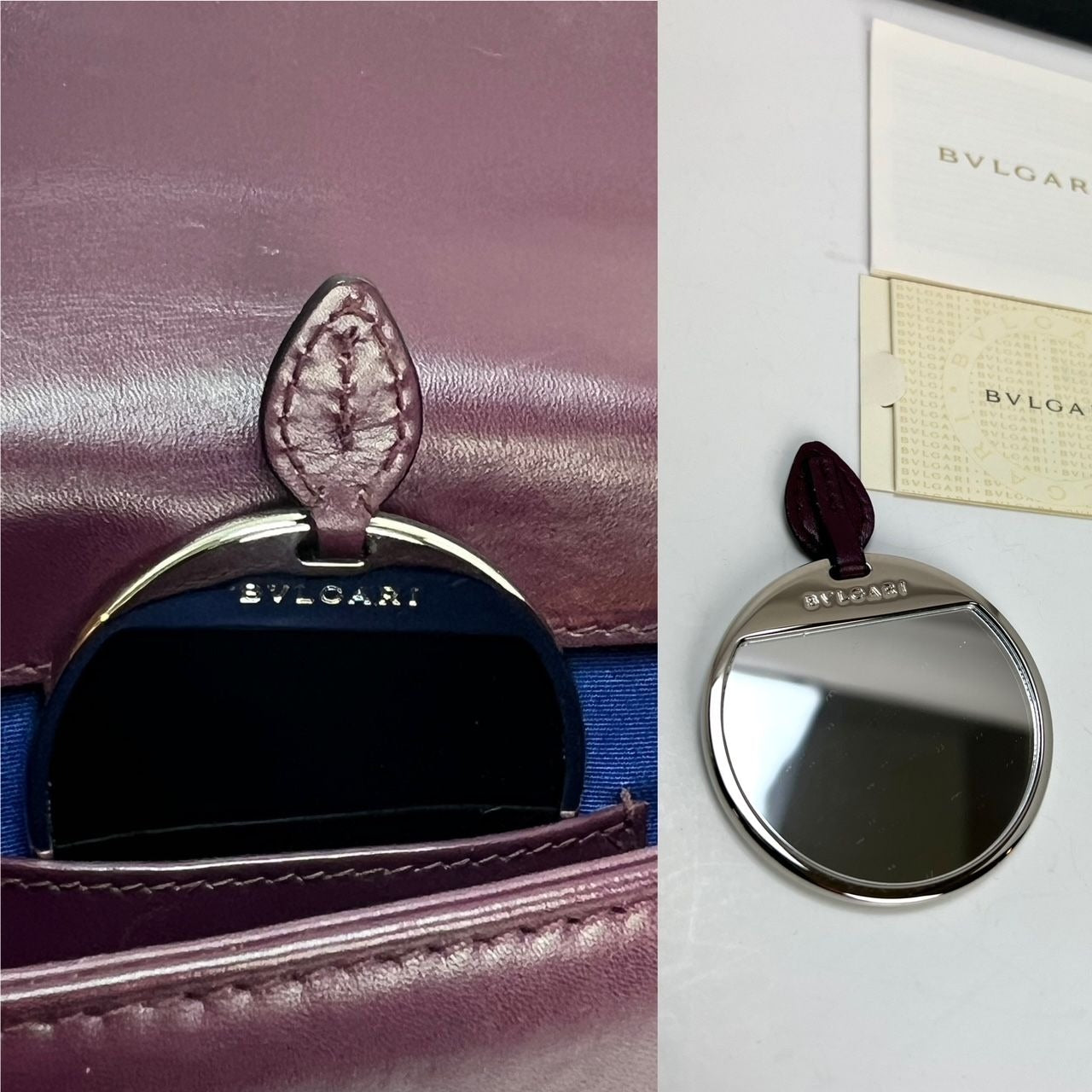 Bvlgari Calfskin Small Serpenti Forever Snake Plum Crossbody Bag