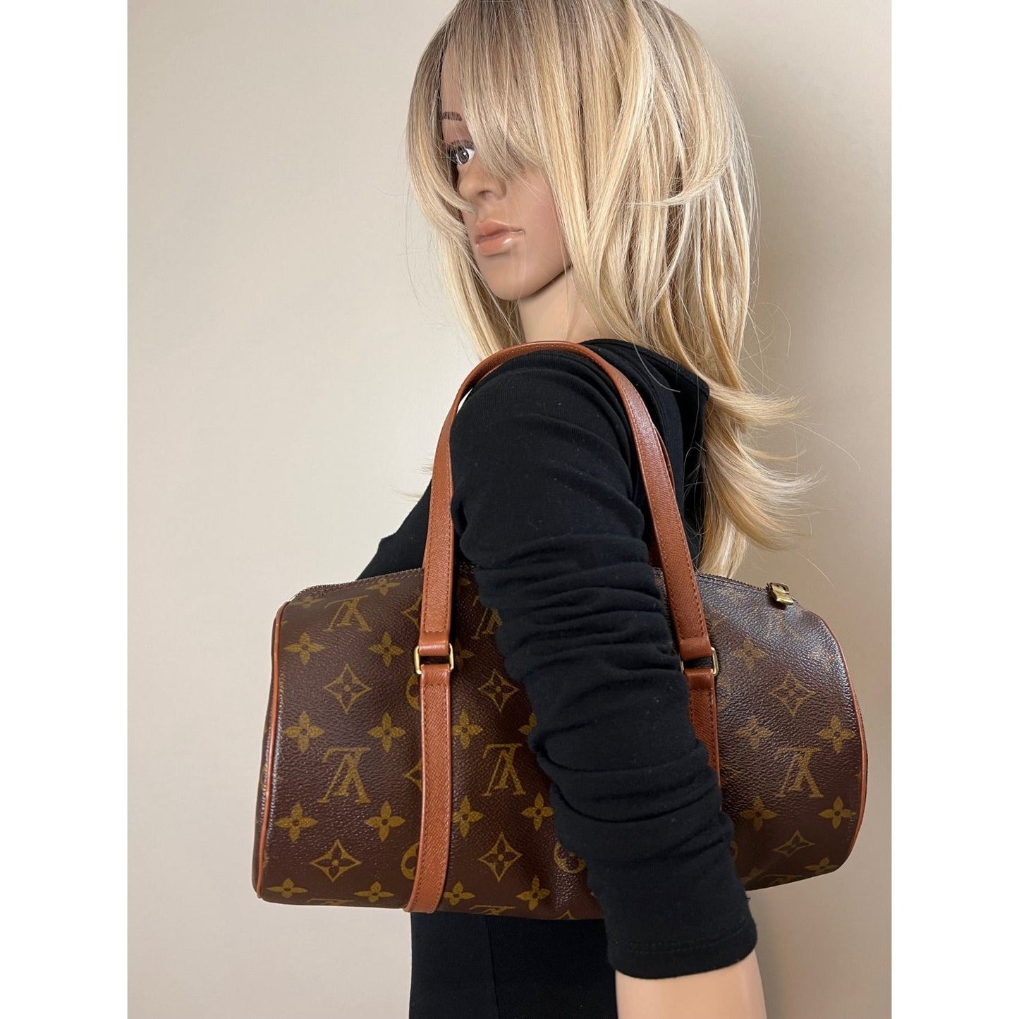 LOUIS VUITTON Papillon 30 Monogram Vintage Handbag