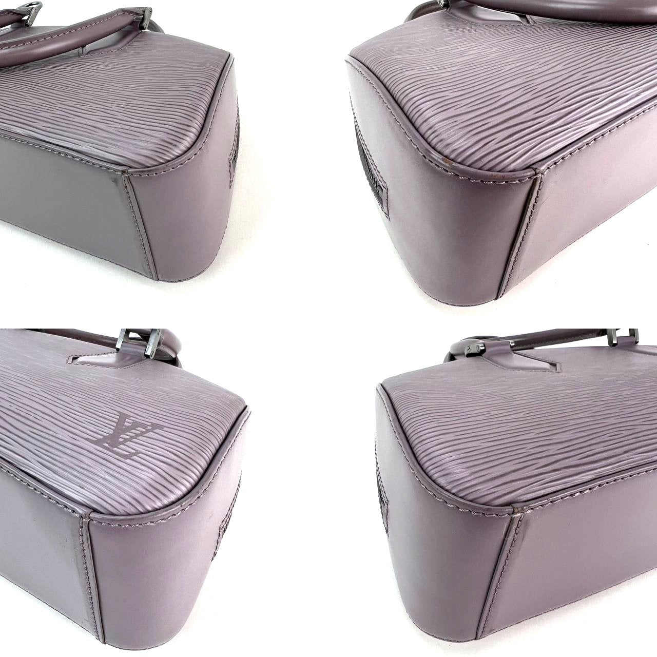 LOUIS VUITTON Epi Jasmin Grey Leather Hand Bag