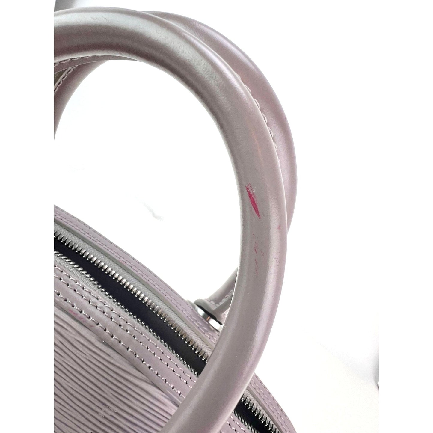 LOUIS VUITTON Epi Jasmin Grey Leather Hand Bag