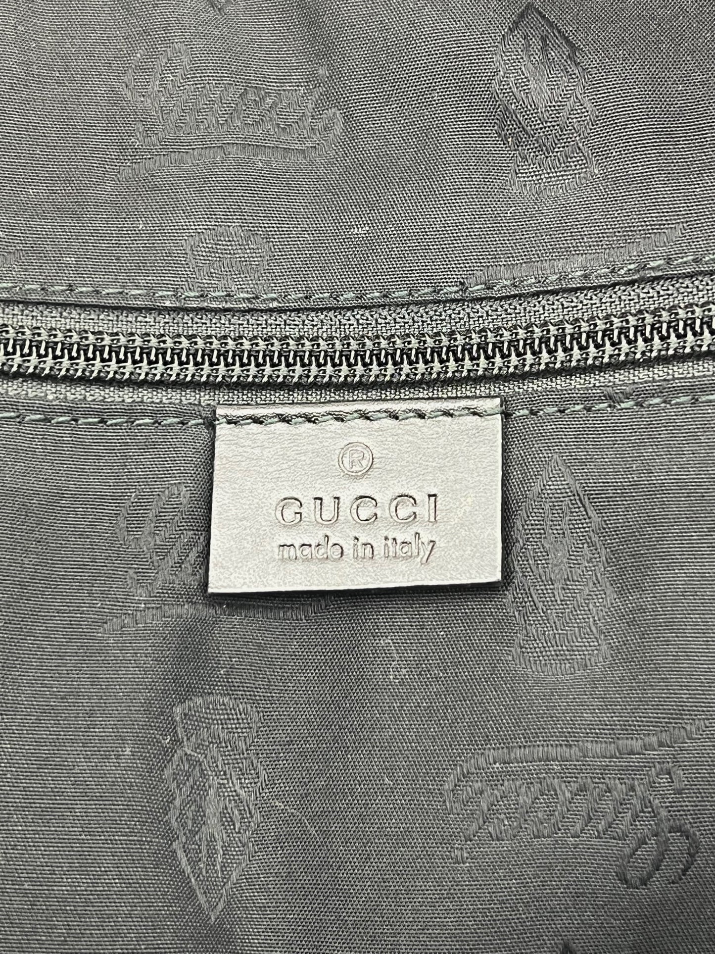 Gucci Briefcase GG Imprime Coated Canvas Black Monogram Business Bag Preowned