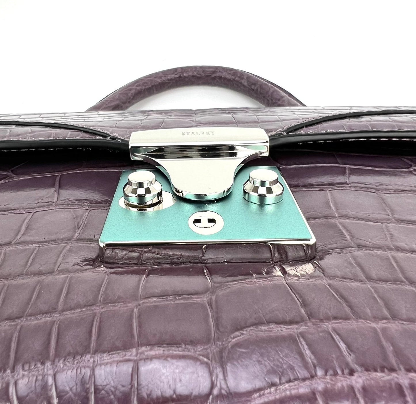 Stalvey Top Handle 2.5 Alligator Lilac Bag Crossbody Exclusive Luxury