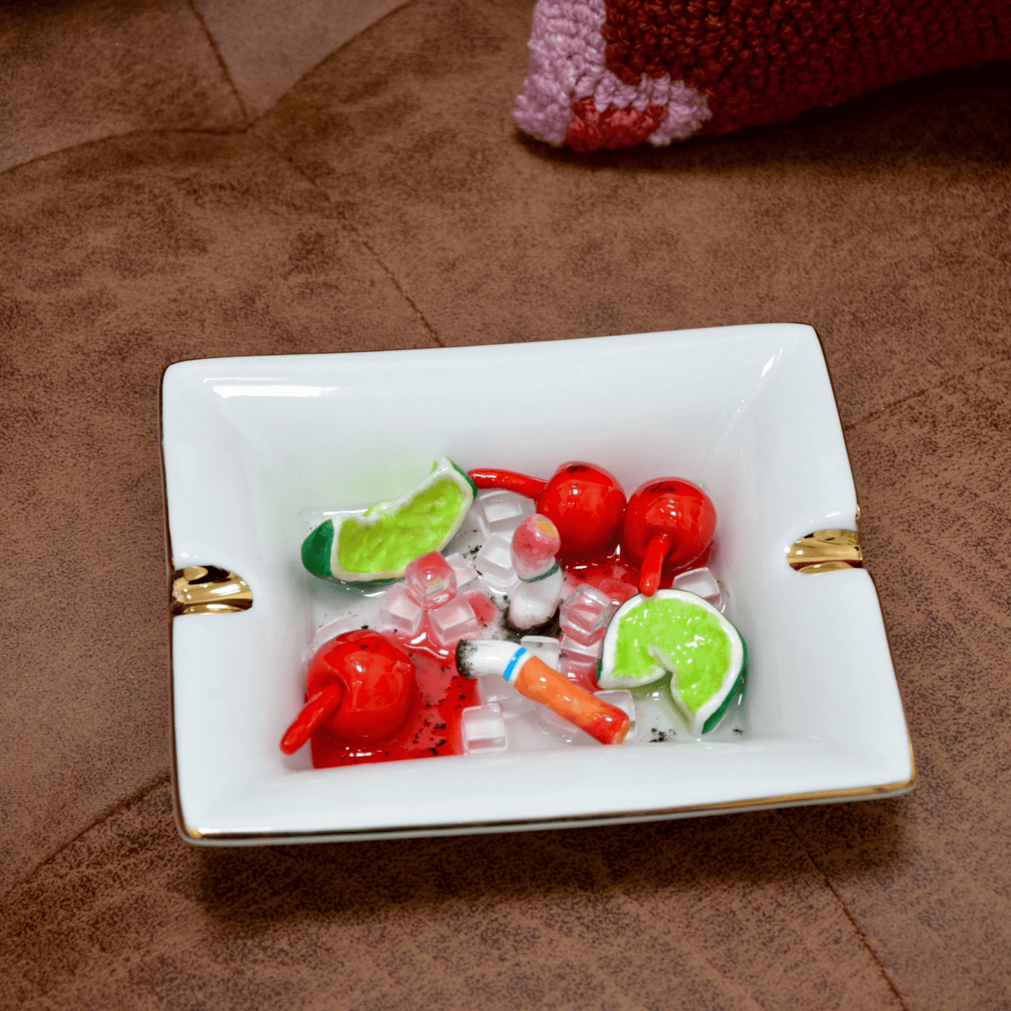 RETRO CHERRY LIMEADE ASHTRAY