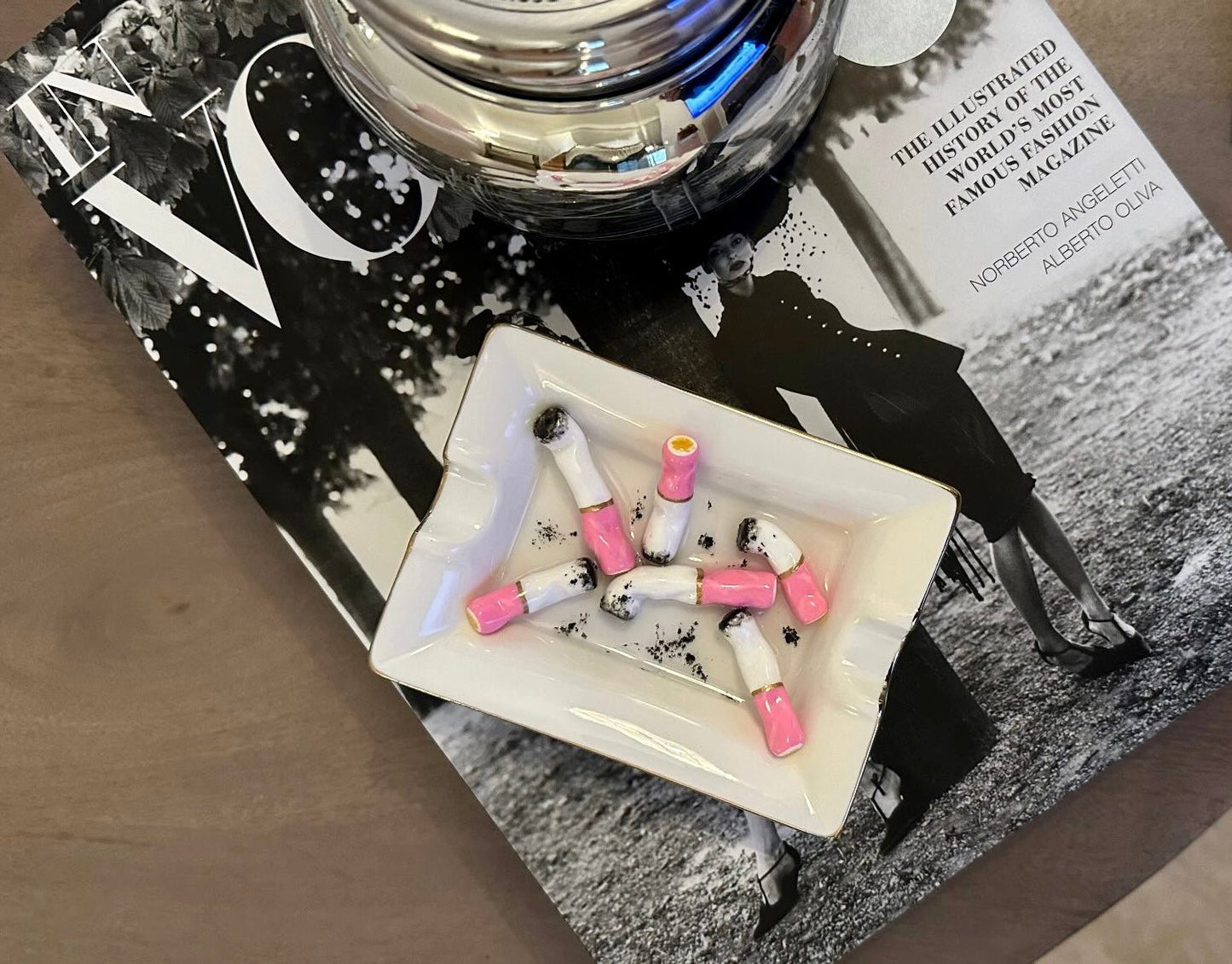 PINK PUFFS ASHTRAY
