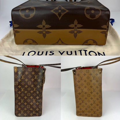 Louis Vuitton ONTHEGO GM Reverse Giant Monogram Tote