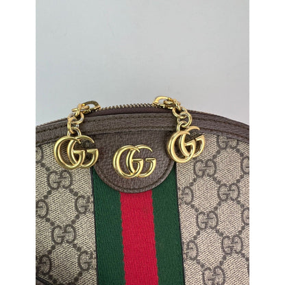 Gucci Ophidia Small Dome Monogram Web Shoulder Bag