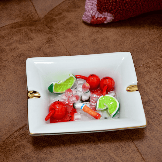RETRO CHERRY LIMEADE ASHTRAY